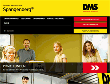 Tablet Screenshot of dms-spangenberg.de